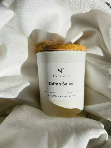 Duftkerze Safran & Salbei